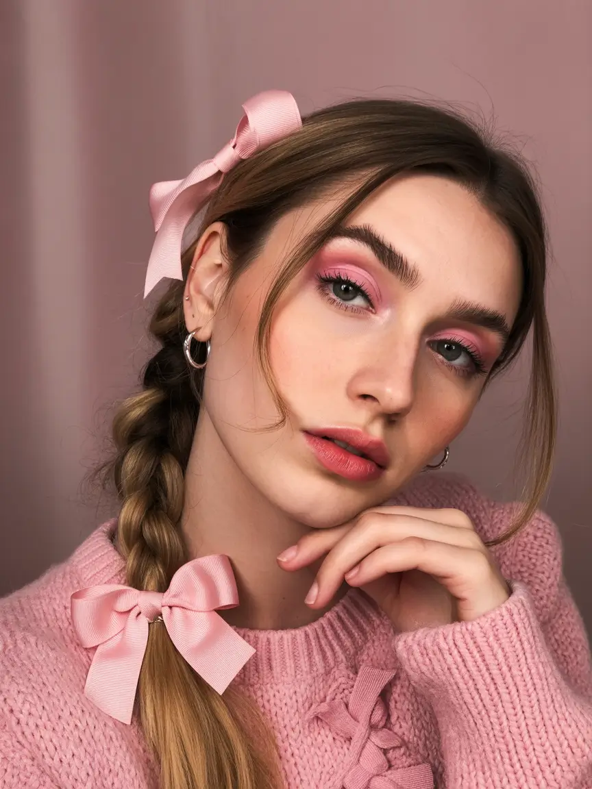 cute fall hairstyles Blush Braided Beauty