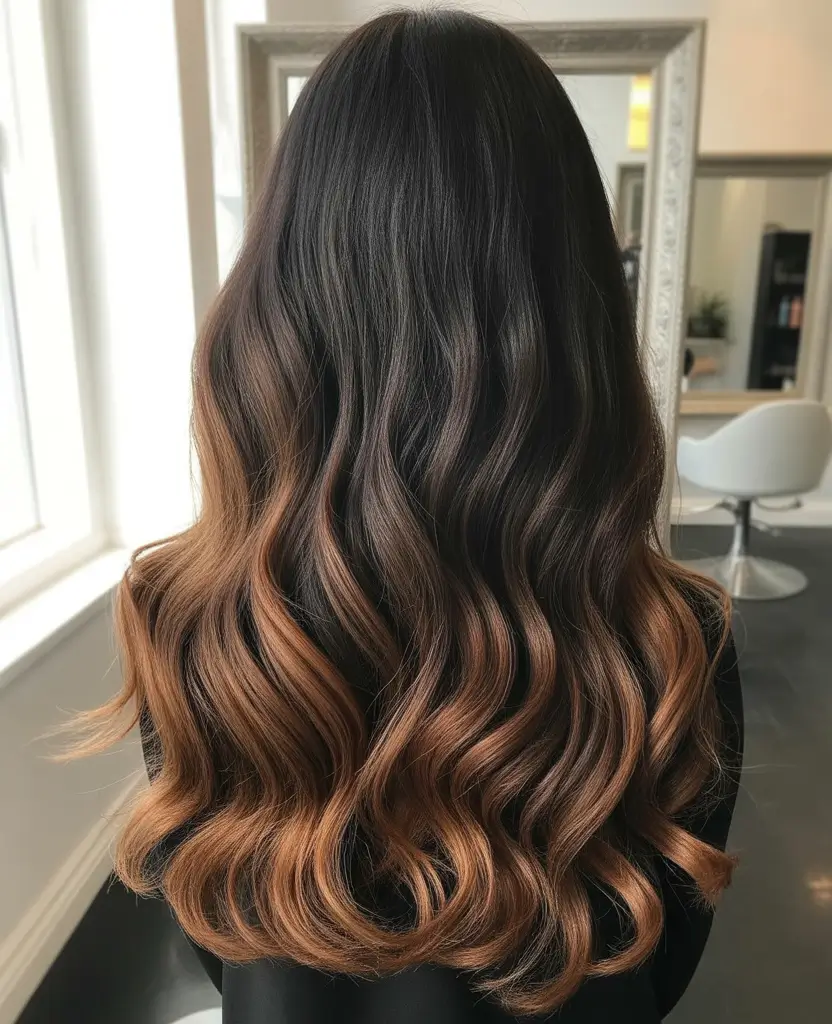 Fall Hair Colors for Warm Skin Soft Caramel Ends with Natural Flow