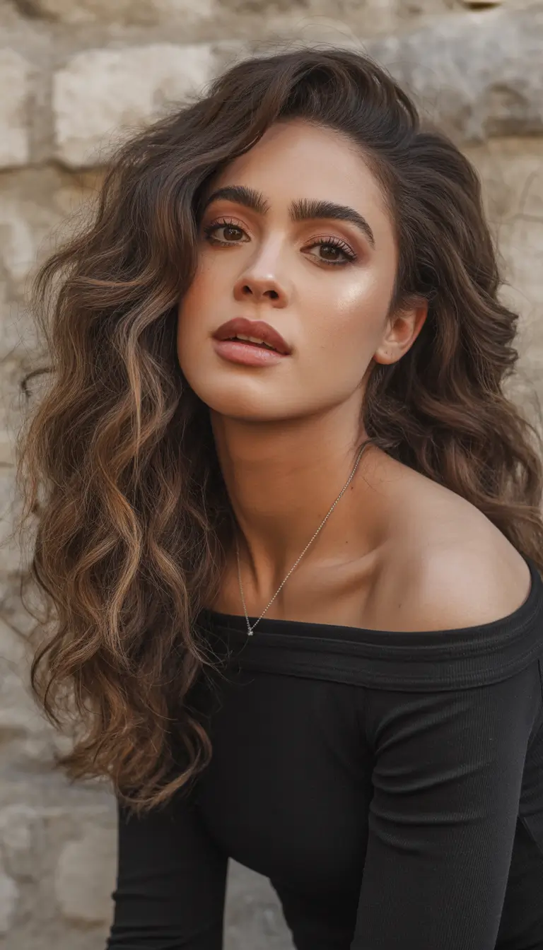 Fall Hair Colors for Warm Skin Classic Chestnut Curls