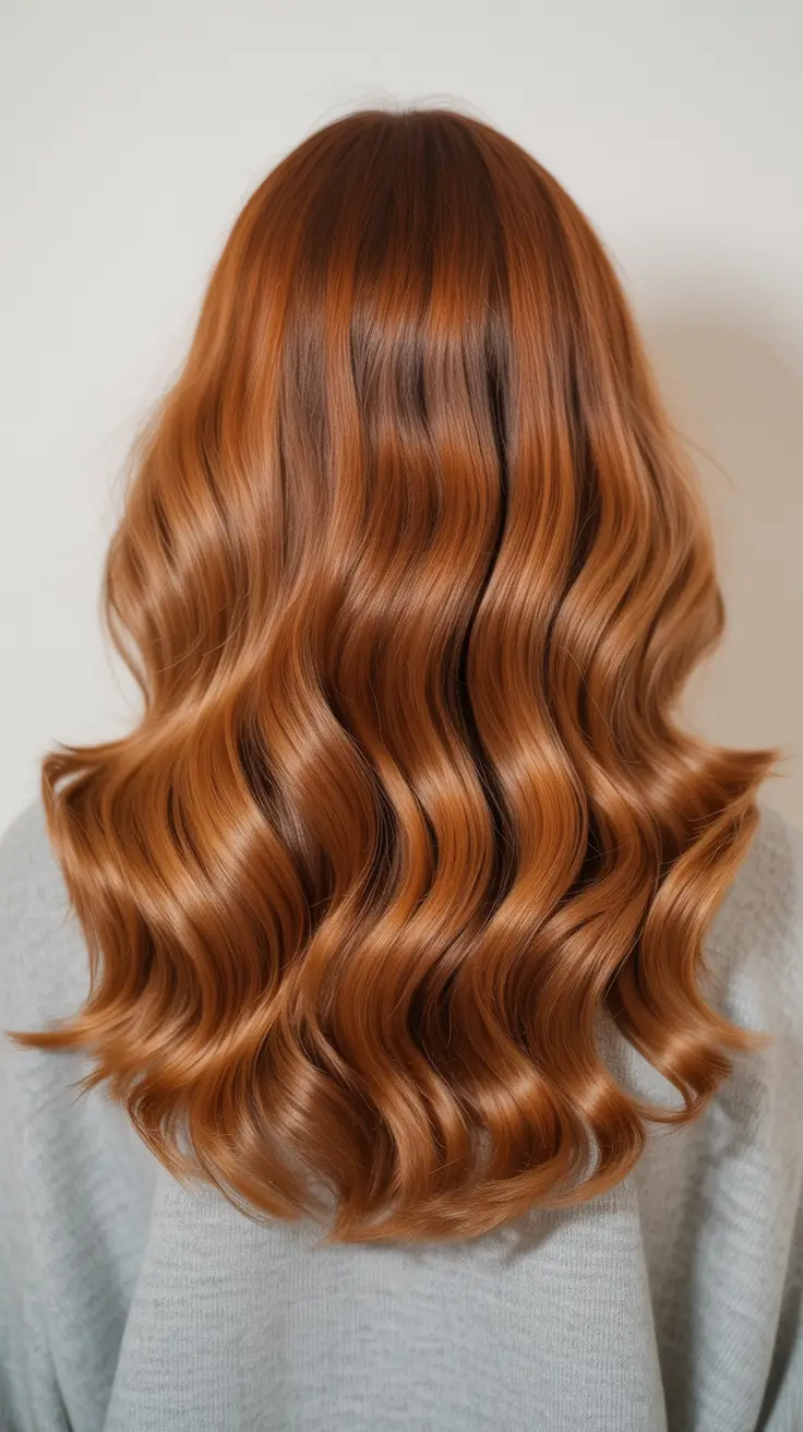 Fall Hair Colors for Warm Skin Butterscotch Gloss Waves