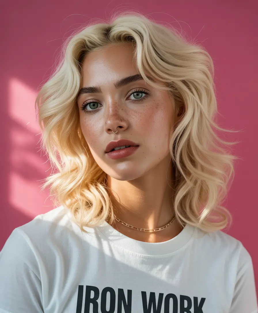 Fall Hair Colors for Warm Skin Ivory Blonde with Loose Sculpted Waves