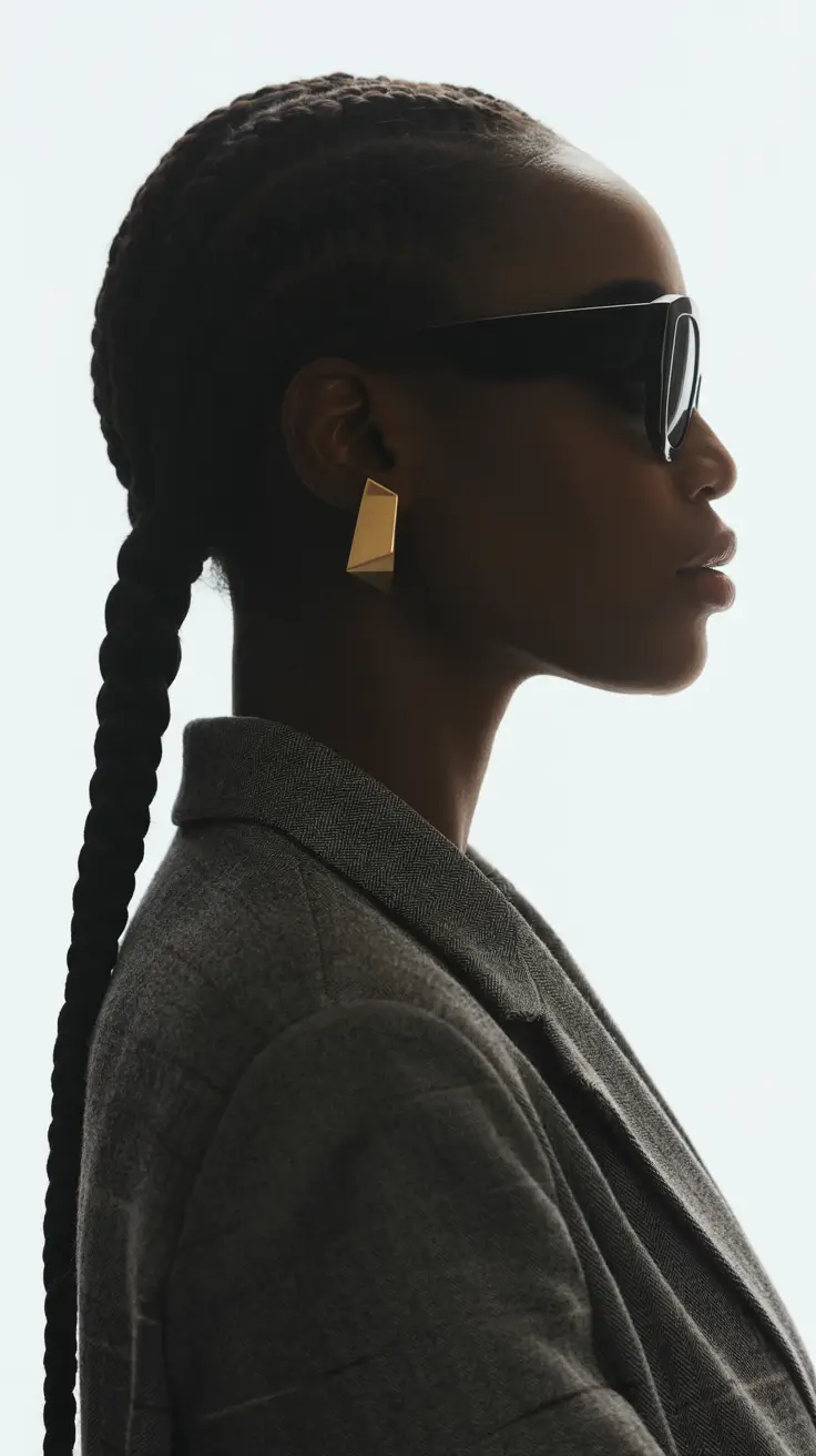 Fall hairstyle black women Power Braid Sleekness