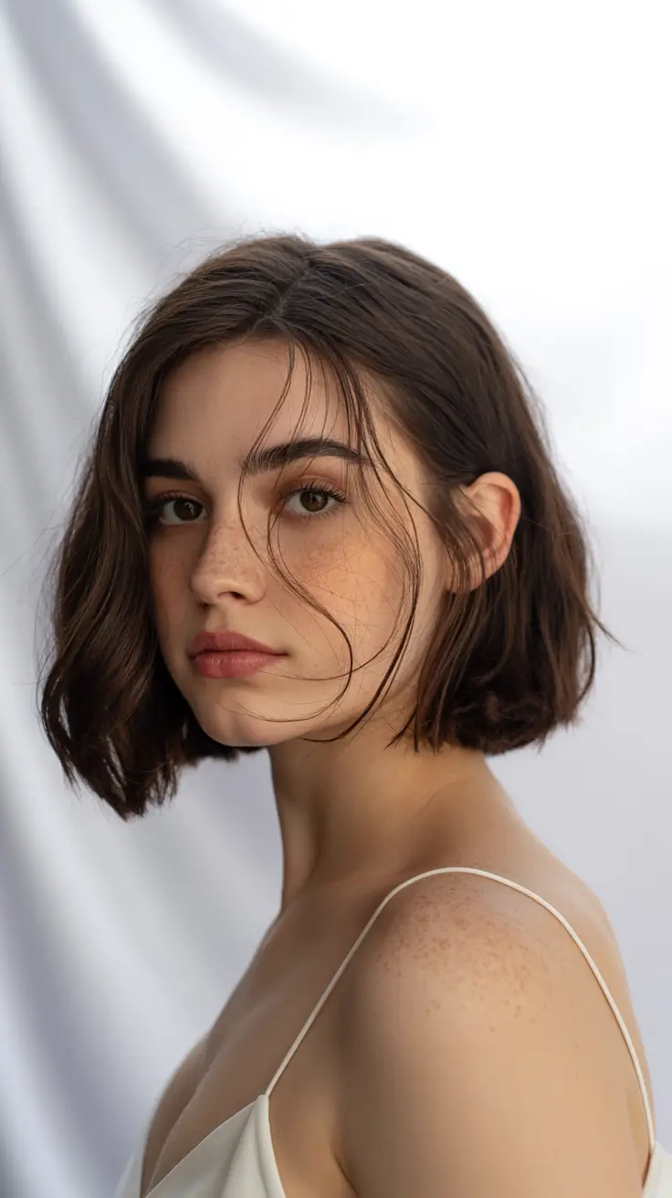 Popular fall haircuts Minimalist Blunt Bob