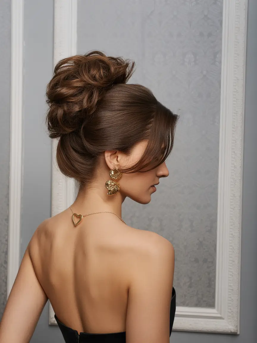 fall-wedding-hairstyles-structured-volume-sculptural-updo