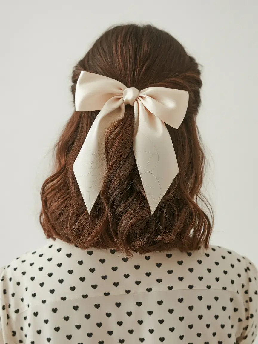 fall-wedding-hairstyles-sweet-chic-bridesmaid-short-hair