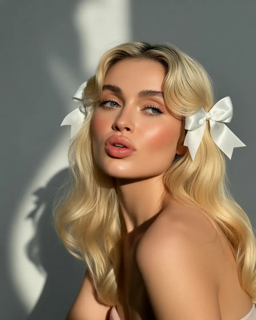 fall-wedding-hairstyles-playful-bows-dreamy-bridesmaid