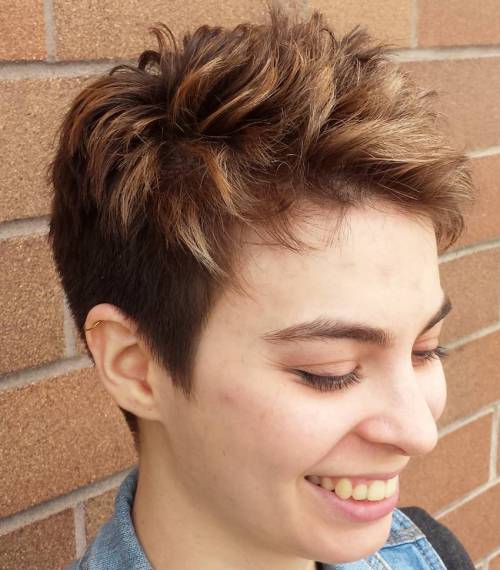 Short Haircut Pixie Style Edgy Short Pixie Cuts