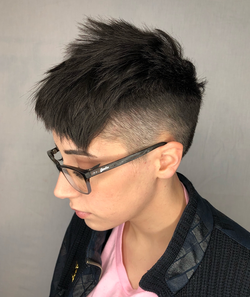 Edgy Pixie Short Curly Hair Pixie Short