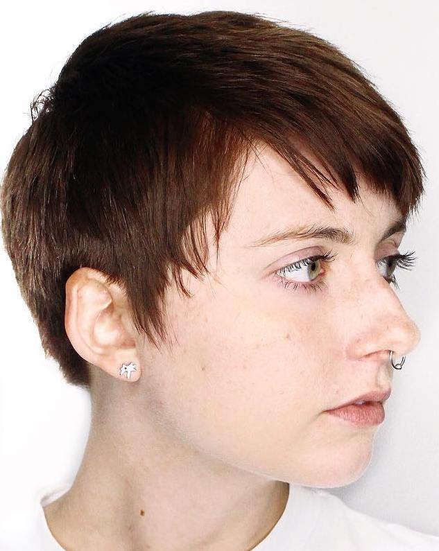 Curly Short Pixie Short Pixies