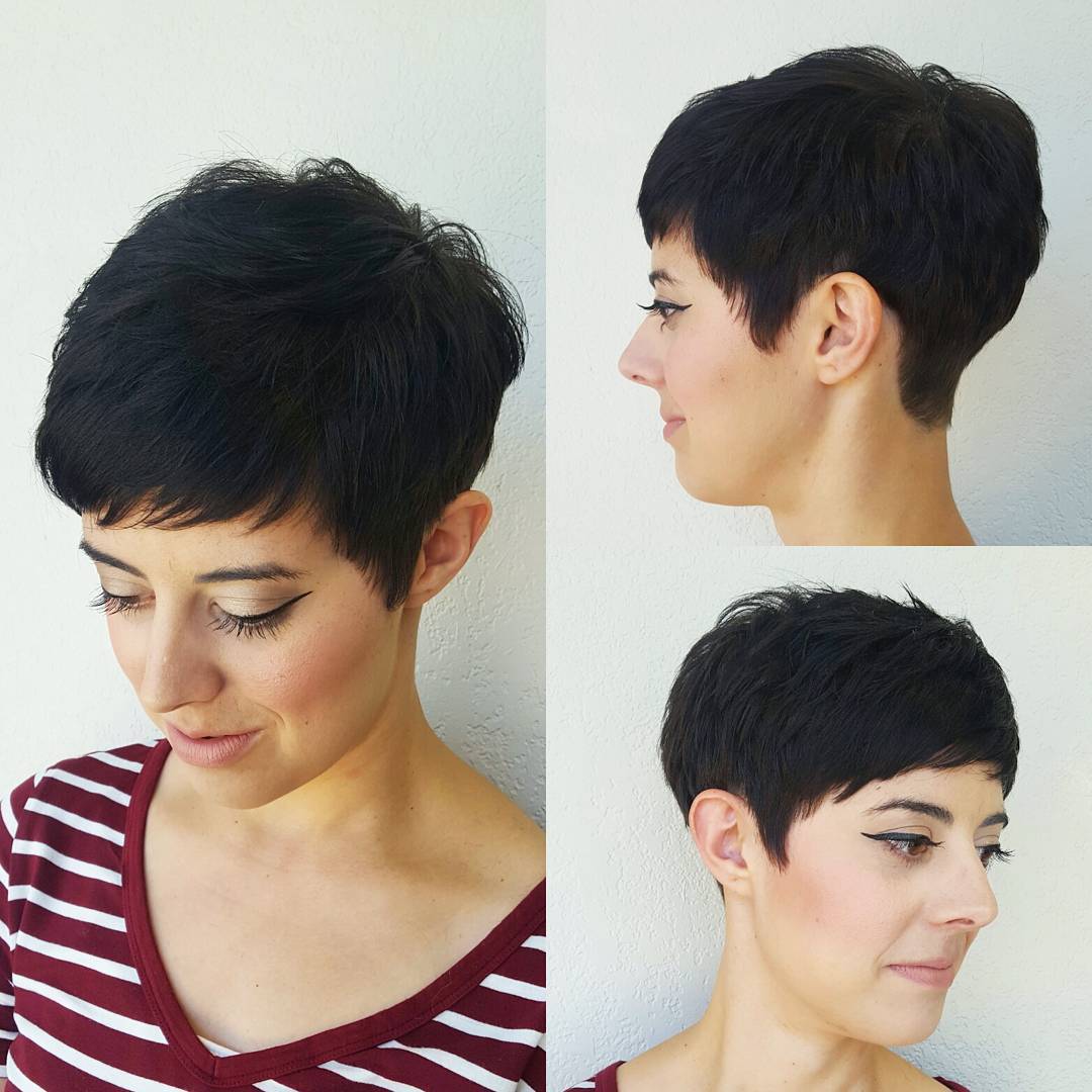 Short Pixie Haircuts Women Over 50 Thick Hair Pixie Short Haircuts