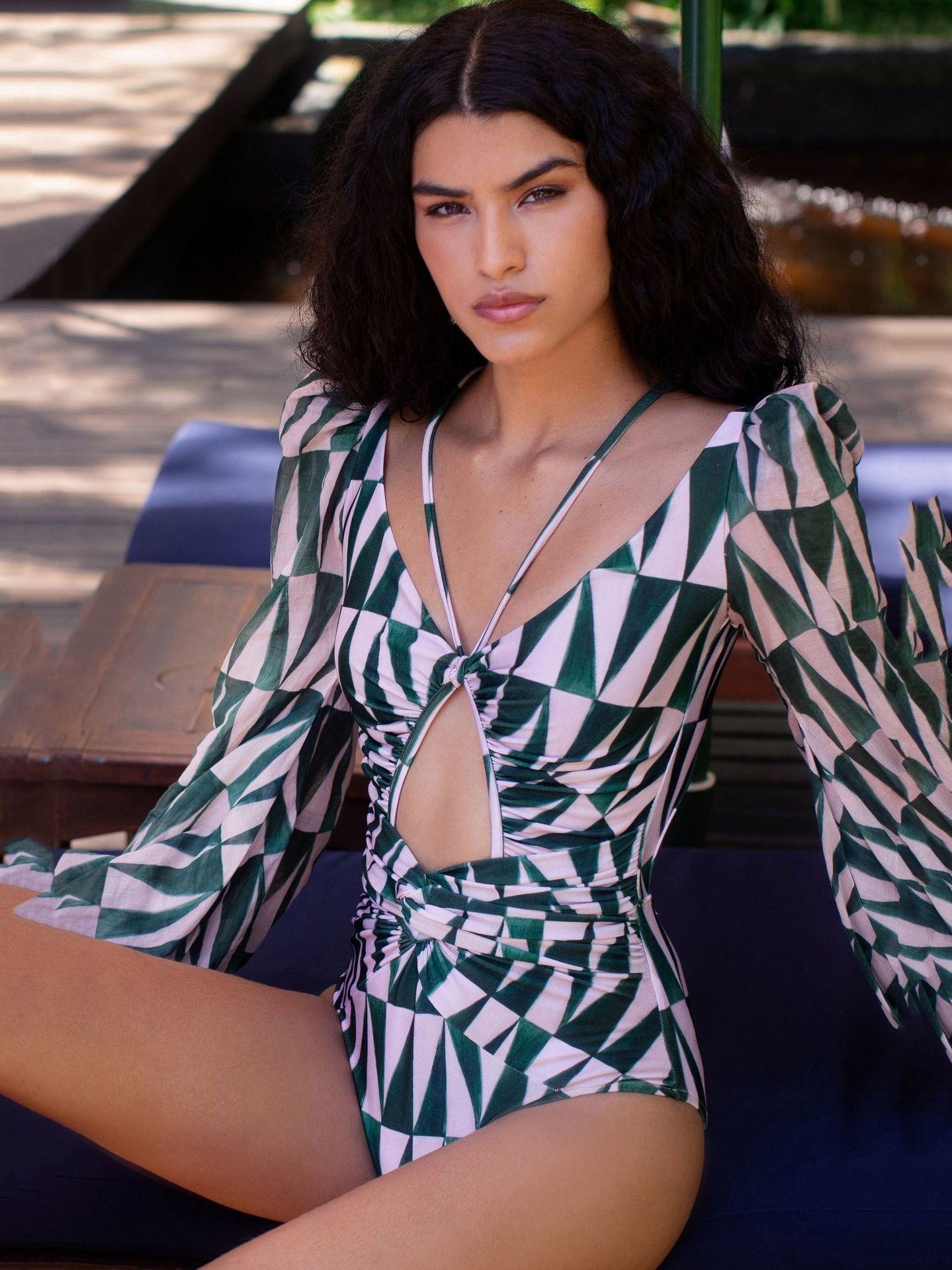 One Piece High Neck Swimwear Swimwear One Piece Push Up