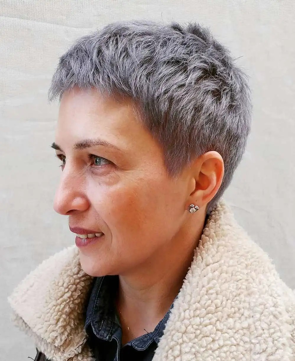 Pixie Haircut Short Grey Hair Short Pixie Haircut Styles