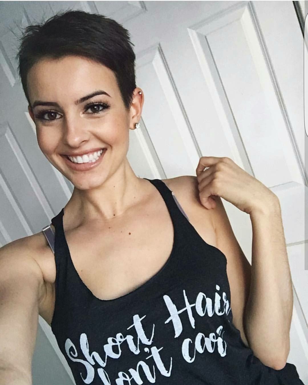 Pixie Very Short Hair Highlights Short Haircut Pixie Cut