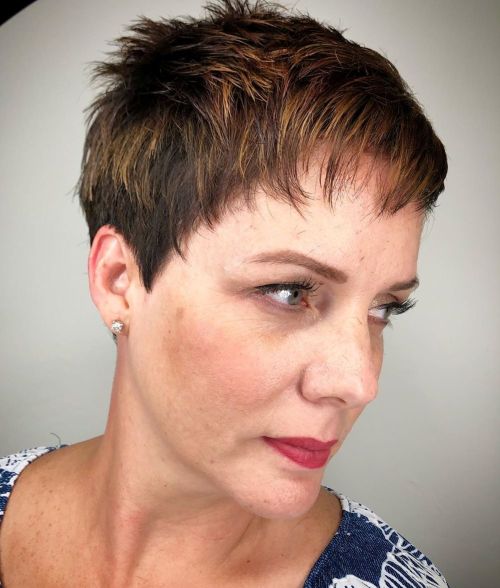 Short Blonde Pixie Cut Short Hair Pixie Style