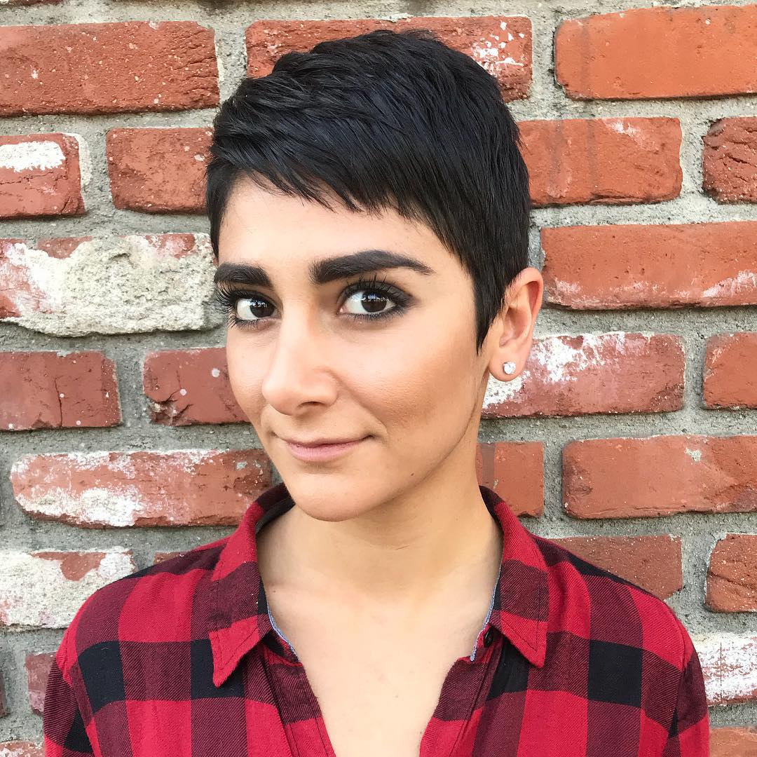 Undercut Short Pixie Haircuts Front And Back View Hairstyles Short Pixie