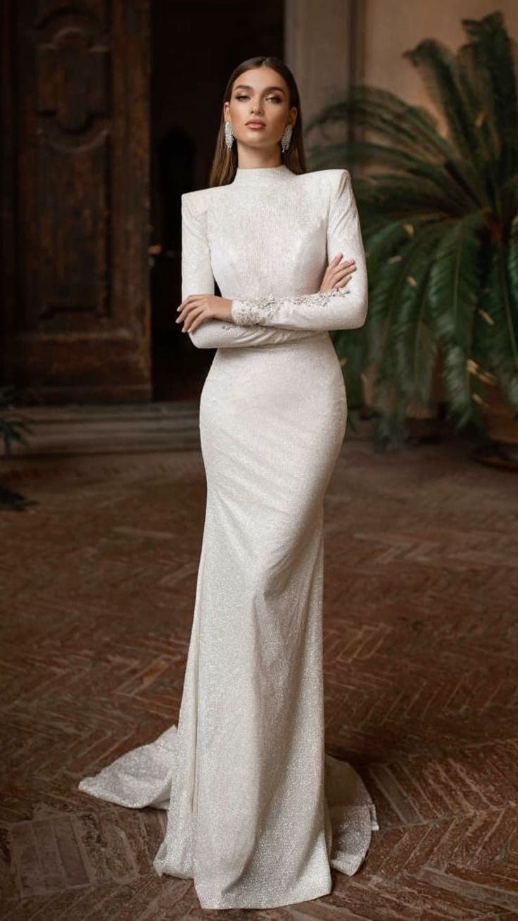 Long Sleeve Wedding Dress Ideas 2024: From Simple Elegance to Vintage ...