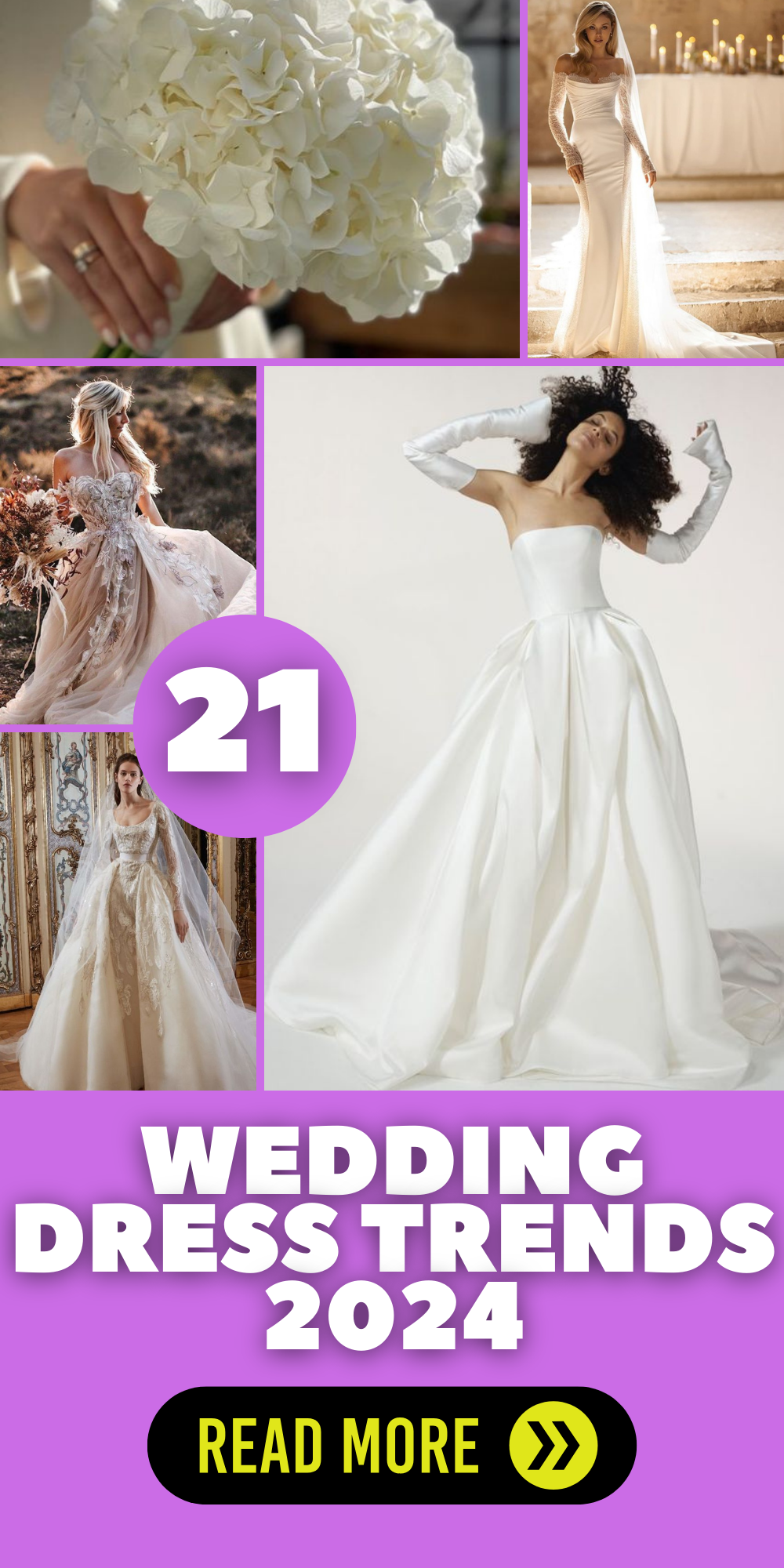 2024 Wedding Dress Trends: From Elegant to Boho, Modern Designs to ...