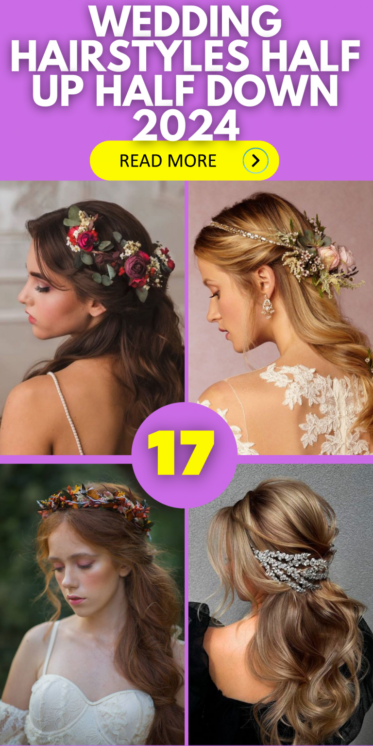 2024 Wedding Hairstyles: Elegant Half Up, Braids, Buns for All Hair Lengths