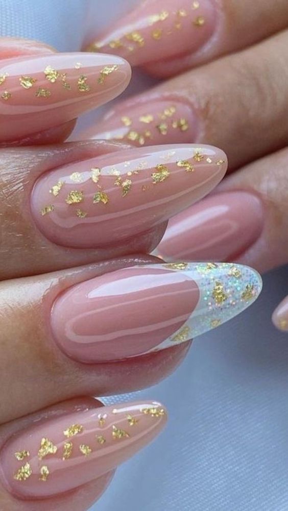 2024 Wedding Nail Glitter Trends From Classic French To Bling Stiletto   13 20 