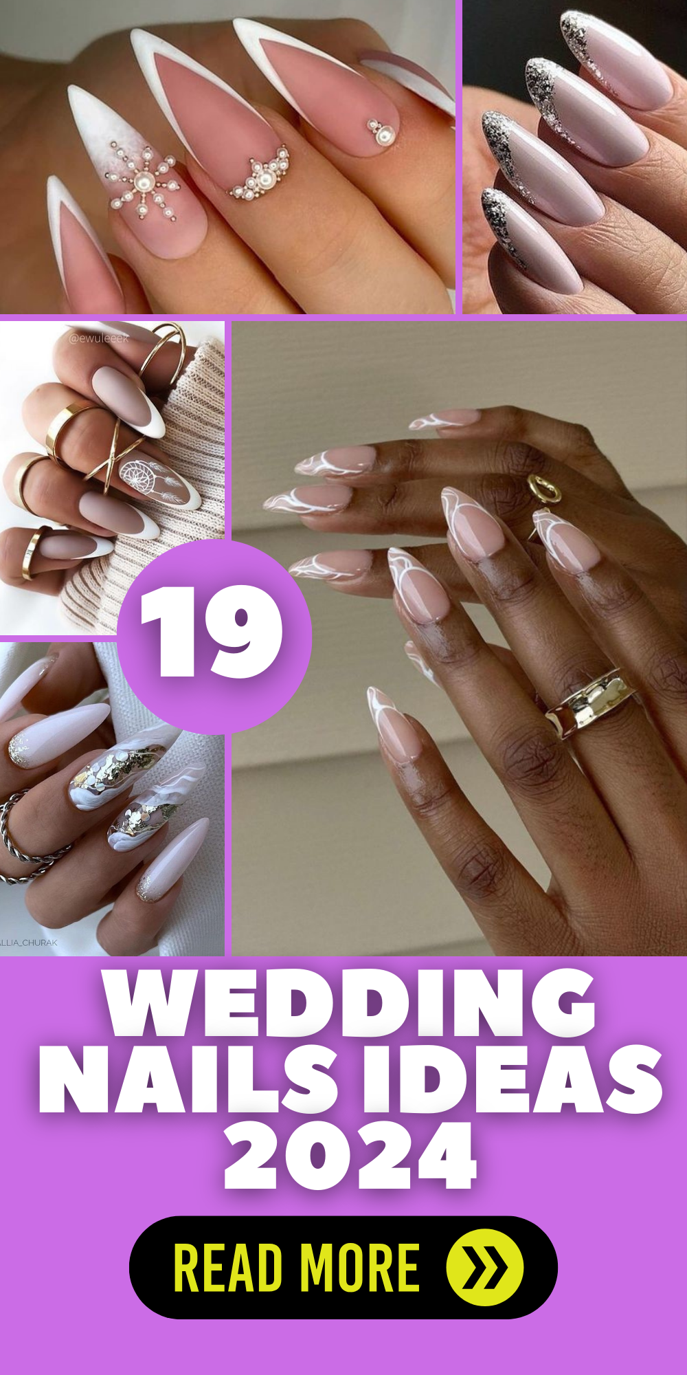 2024 Bridal Nail Trends Chic Manicures For Brides Bridesmaids   3 17 