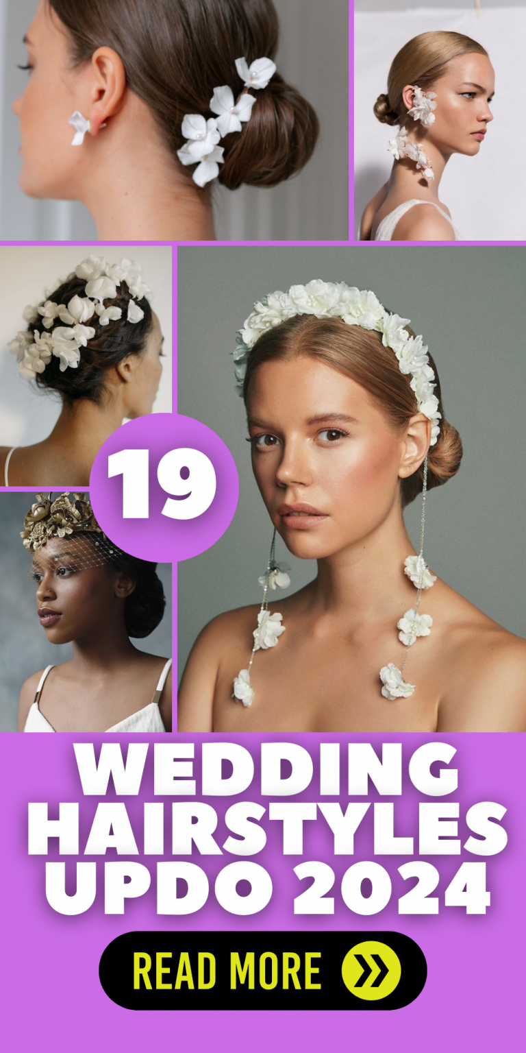 2024 Bridal Updos Elegant Boho Hairstyles For Every Hair Type   3 3 768x1536 