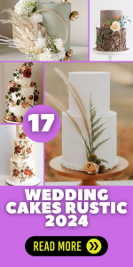 Rustic Wedding Cakes 2024 Elegant Natural Unique Designs   3 38 150x300 