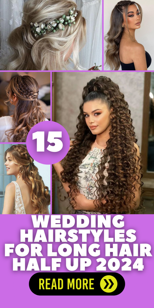 2024 S Top Wedding Hairstyles For Long Luscious Half Up Looks   3 8 512x1024 