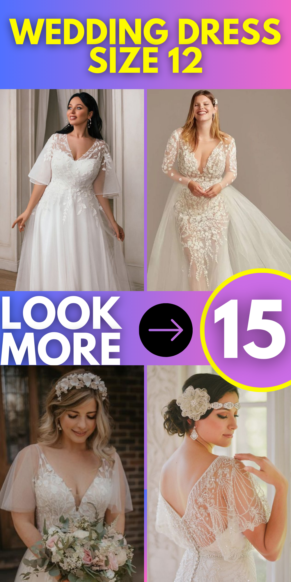 Discover Your Dream Wedding Dress Size 12: Simple, Elegant, Boho, and More