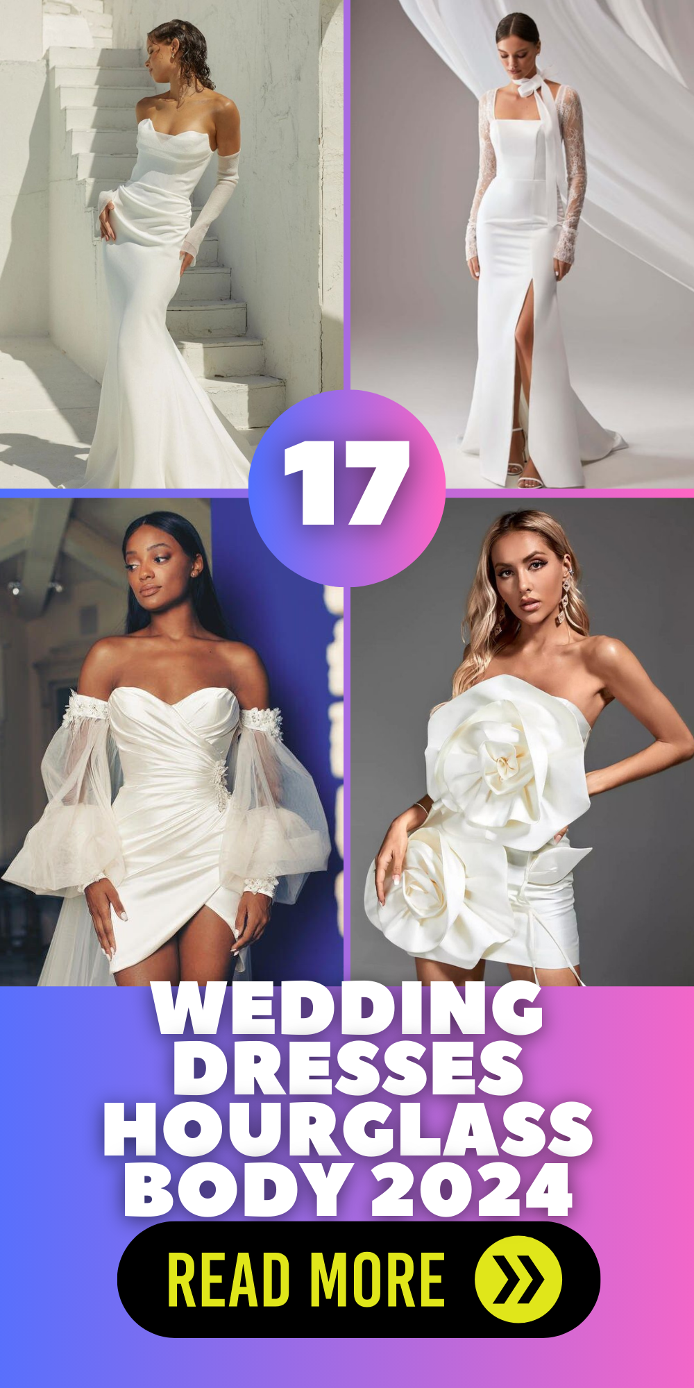 2024 Hourglass Wedding Dresses: Elegant Styles for Curvy Brides