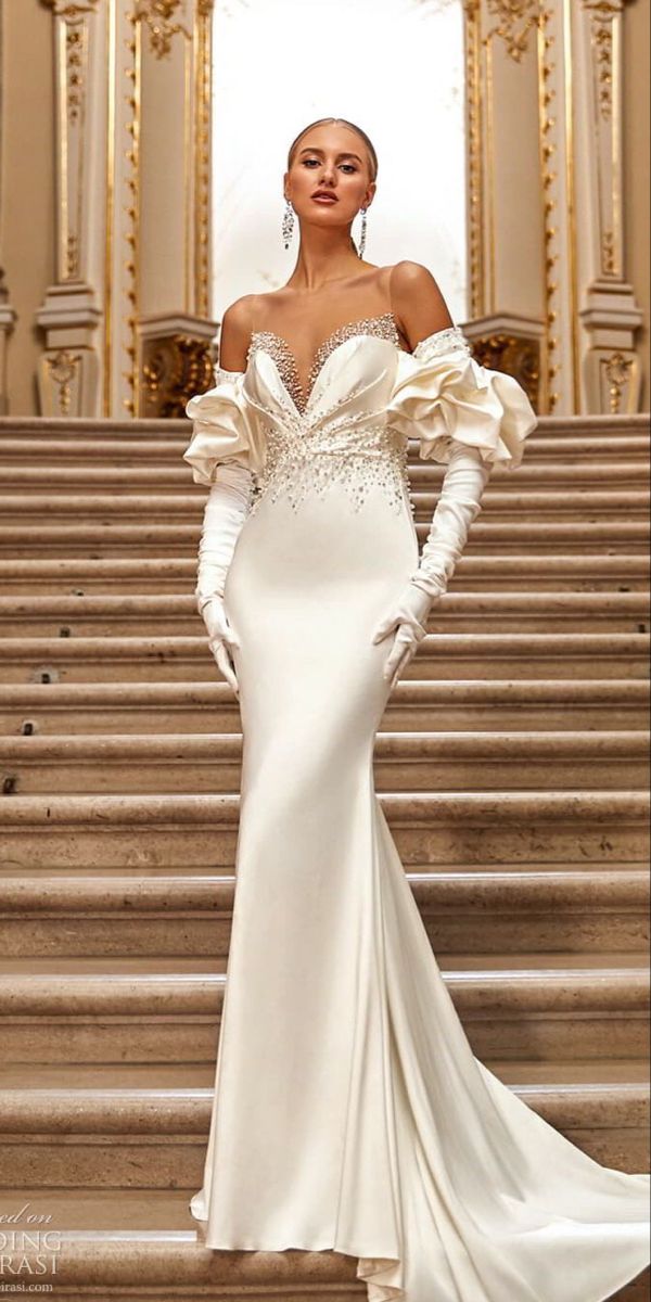 2024 Sheath Wedding Dresses Elegant Modest Trend Setting Styles   19 3 