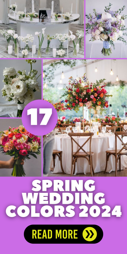 Spring Wedding Colors 2024 Discover Trendy Palette & Scheme Inspirations