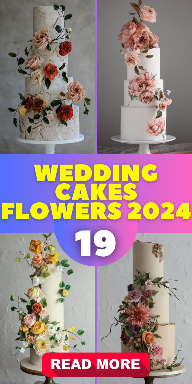 2024 Wedding Cakes Elegant Floral Designs For Modern Nuptials   21 1 768x1536 