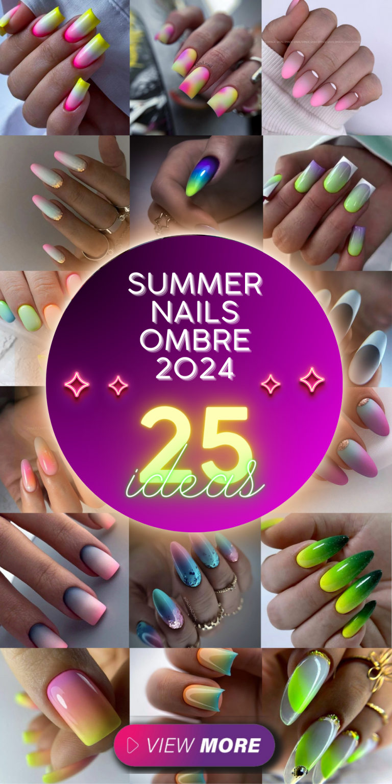 Ombre Summer Nails 2024 A Gradient Twist to Elevate Your Look woman