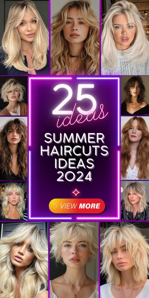 2024 Summer Haircuts Ideas: Cute Trends for Medium, Short, and Long Hair