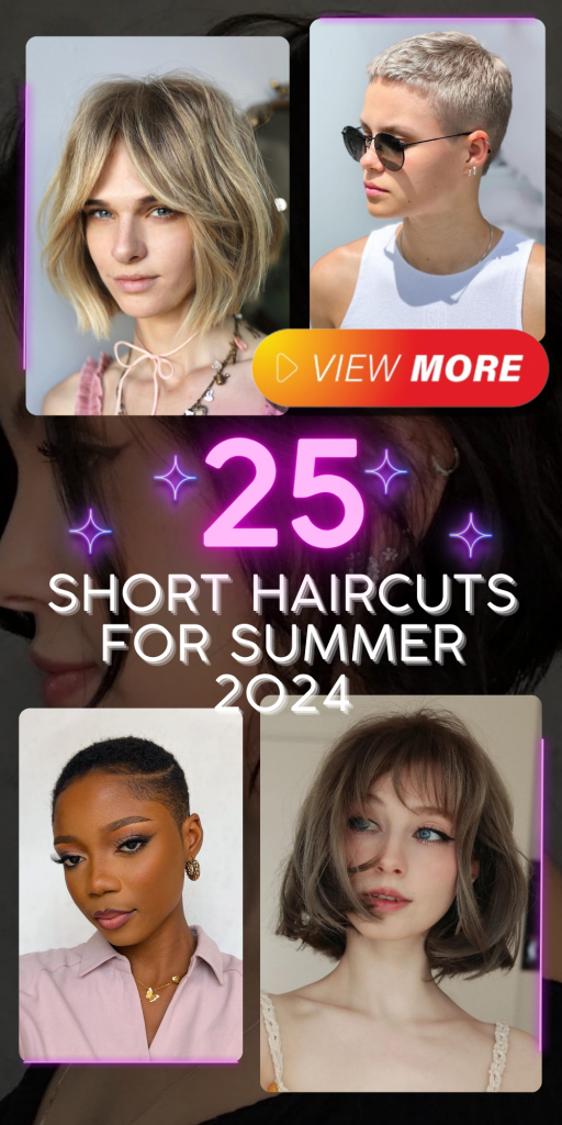 Short Haircuts for Summer 2024: Cute Hairstyles, Color Ideas, Beach ...