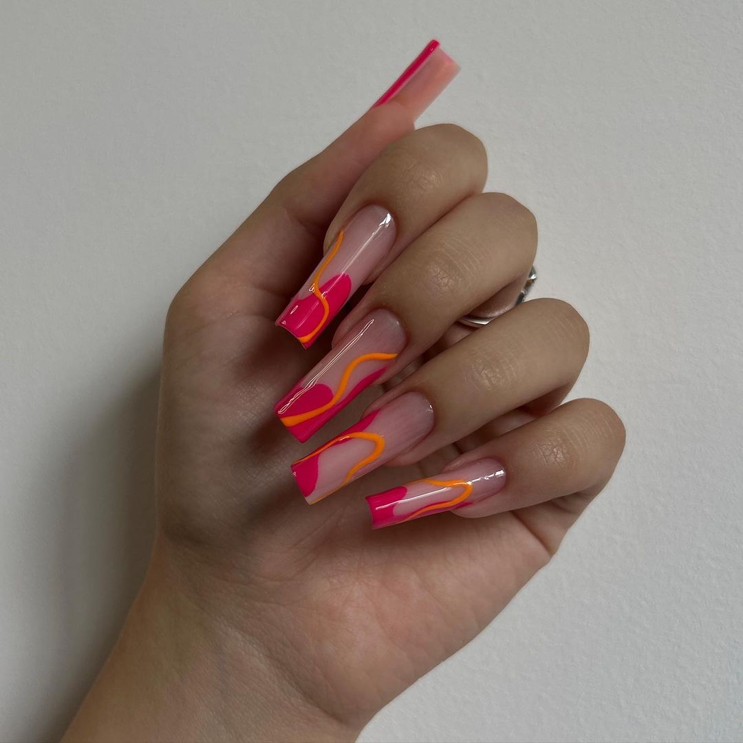 Square Summer Nail Inspo: Trendy Designs & Vibrant Colors for Unique ...