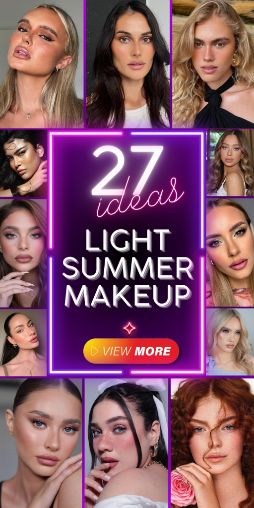 27 Light Summer Makeup Ideas: Natural Looks and Korean Inspired Tutorials