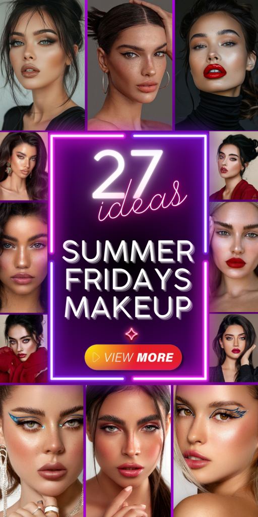 27 Summer Fridays Makeup Ideas: Black, Pink, and Glowy Looks for Every Mood