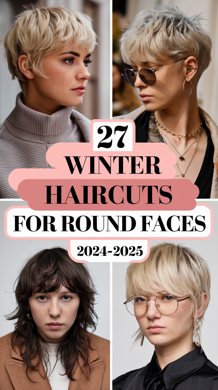 27 Best Winter Haircuts for Round Faces 20242025 You Need to Try