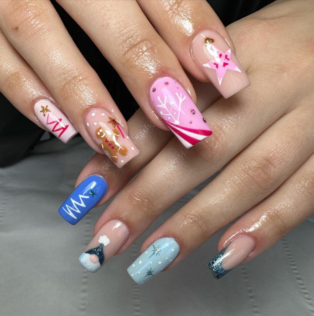 Winter Square Bold and Trendy: 27 Inspiring Winter Square Nail Designs for 2024-2025 ...