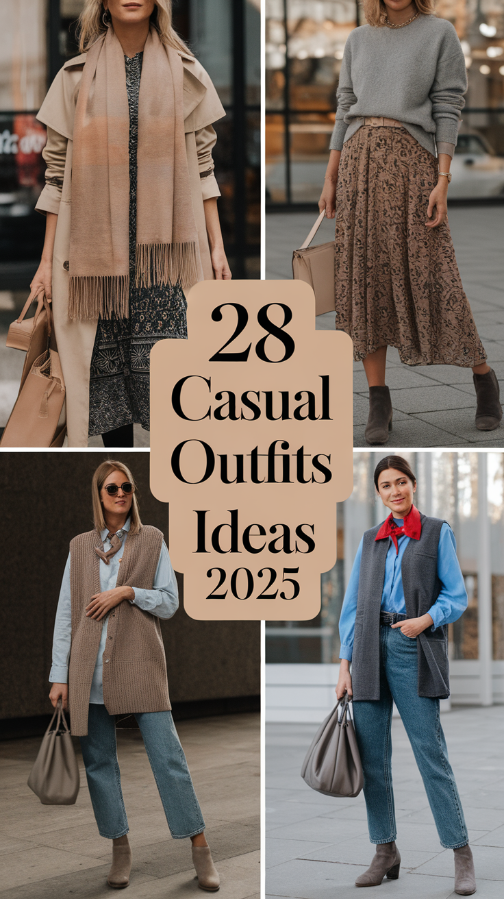 Casual Outfits Ideas 2025 Simple And Smart Fashion For Women Of All 1 20