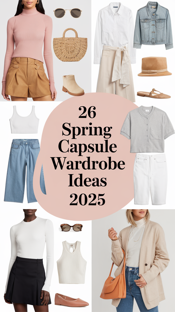 Spring Capsule Wardrobe Ideas Chic Minimalist And Versatile