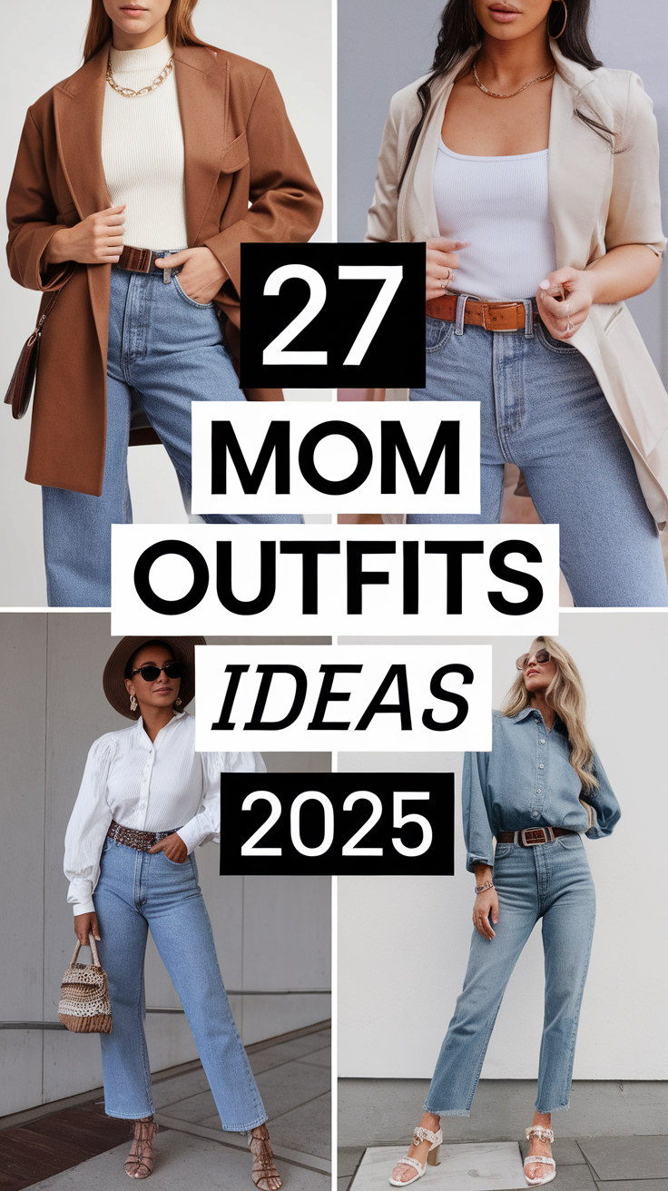 27 Mom Outfits Ideas for 2025 Casual Chic, Sports Looks, and Stylish