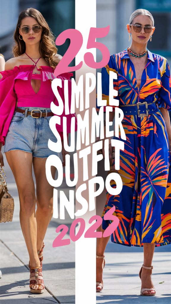 25 Simple Summer Outfit Inspo 2025 for Women - Casual, Cute, Modest ...