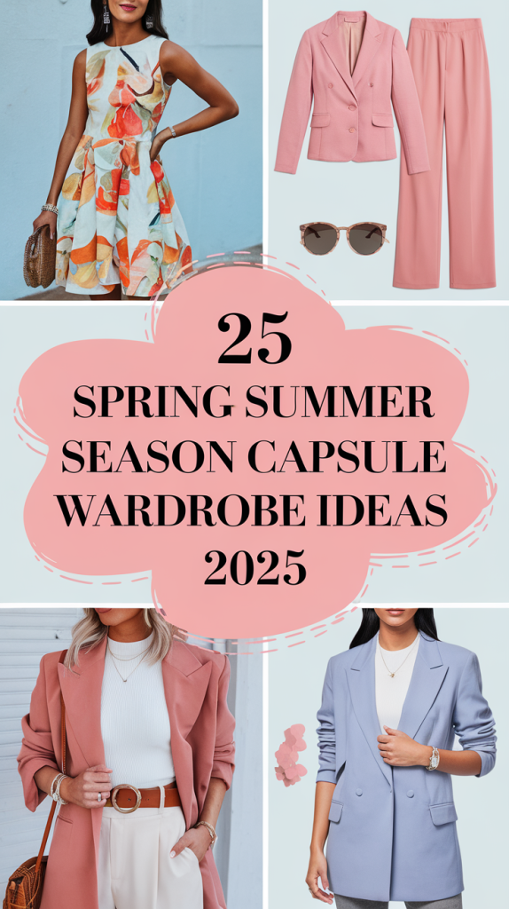 25 Spring Summer Season Capsule Wardrobe Ideas 2025 – Minimal Classic ...