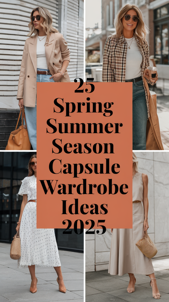 25 Spring Summer Season Capsule Wardrobe Ideas 2025 – Minimal Classic ...