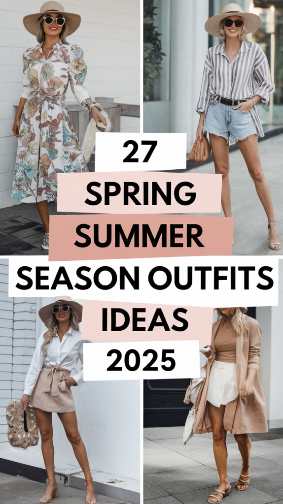27 Spring Summer Season Outfits Ideas 2025 – Trendy Women Casual Looks ...