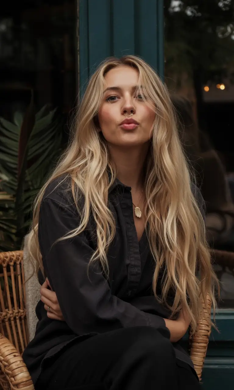 Long Haircut Inspiration for Summer 2025 - Soft Waves Effortless Sandy Blonde Waves for Everyday Cool