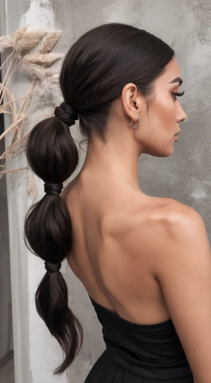 Ponytail Hairstyles – Chic Summer 2025 Bubble Pony Realness