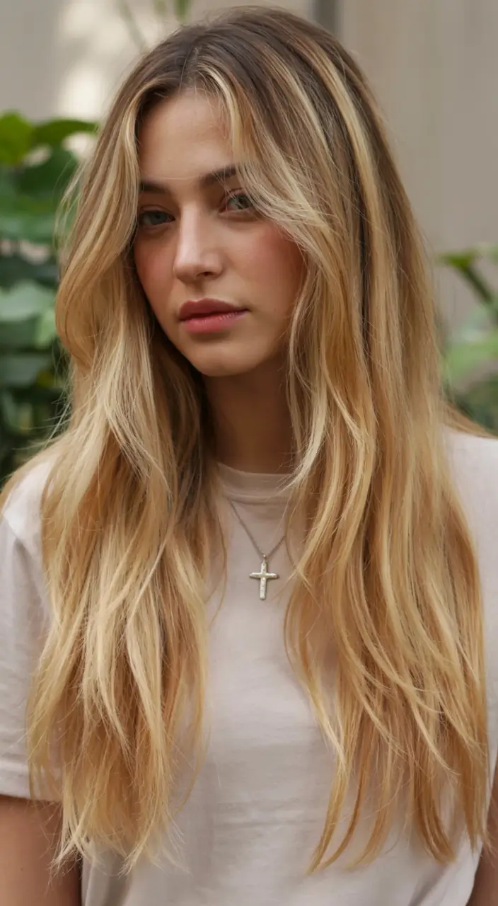 Summer 2025 Bangs Haircuts - Curtain Fringe Ideas Golden Blonde with Casual Curtain Layers